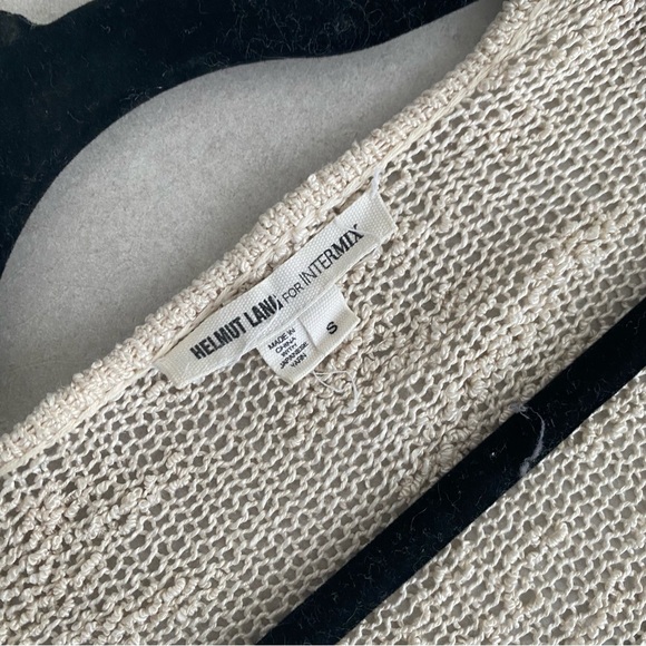 HELMUT LANG CREAM KNIT SWEATER - Picture 4 of 5